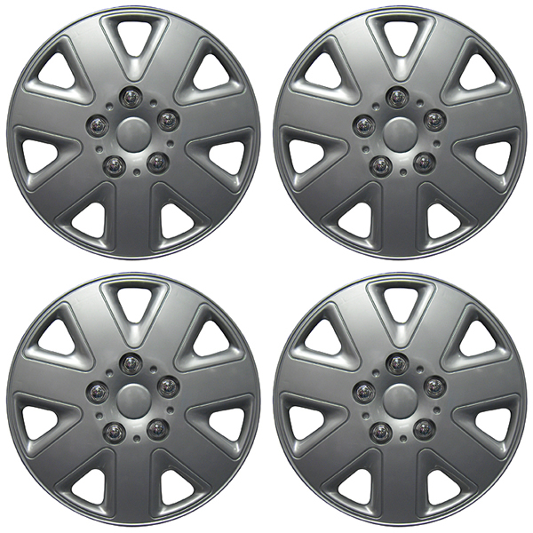 KIA CEED/PROCEED/RIO/PICANTO 14" SILVER WHEEL TRIMS/COVERS/HUB CAPS SET eBay